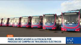 El Alcalde de Quito acudió al llamado judicial en medio del proceso abierto por la adquisición de la nueva flota; el burgomaestre denunció el caso como "persecución política".