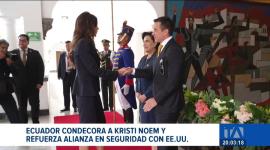 La enviada especial de EE.UU. reafirmó que el "Escudo de las Américas" busca erradicar cárteles, terrorismo e inmigración ilegal en la región. Un reportaje de Maria Gracia Chacón