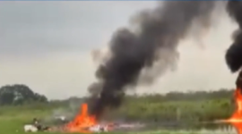 Dos avionetas chocaron en la provincia de Los Ríos.