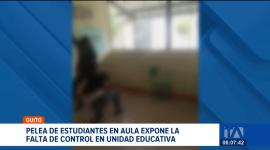 Un pelea estudiantil dentro de un colegio genera preocupación. Se denuncian que estos incidentes son recurrentes y exigen mayor control a las autoridades. Un reportaje de Gustavo Jaramillo