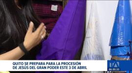 La Iglesia Católica en Quito alista la procesión de Jesús del Gran Poder para este viernes 3 de abril. Cientos de fieles se alistan para la romería. Un reportaje de Brigette Mancheno