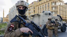 Ataque aéreo israelí en la zona de Jazín, en el sur de Líbano,