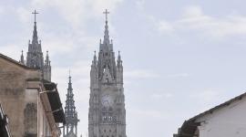 El centro histórico se vio repleto de gente.