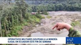 Operaciones militares lograron desmantelar infraestructura e incautar maquinaria pesada; el impacto económico supera los 3,5 millones de dólares. Un reportaje de Belén Merizalde