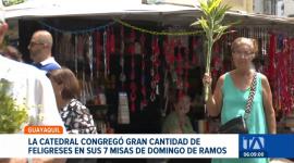 El Domingo de Ramos congregó a cientos de familias y devotos, marcando oficialmente el inicio de las celebraciones de Semana Santa en Guayaquil. Un reportaje de Jazmín Solís