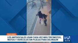 La Policía Nacional reporta un incremento de delitos cometidos en tricimotos en Guayaquil. La falta de operativos viales agrava la crisis de seguridad. Un reportaje de Jazmín Solís