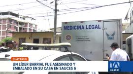 Un líder barrial fue hallado sin vida y embalado dentro de su domicilio en Sauces 6, norte de Guayaquil. Un reportaje de Jazmín Solís