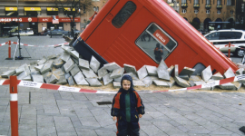 Broma hecha por el Metro de Copenhague, Dinamarca