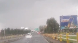 Valle de Los Chillos lluvia con granizo este 1 de abril