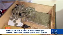 Durante un operativo antinarcóticos, las autoridades capturaron a un menor de edad vinculado a la venta de sustancias ilícitas. Un reportaje de Gustavo Jaramillo