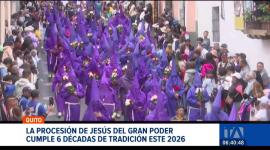 La Procesión Jesús del Gran Poder cumple seis décadas reuniendo a miles de devotos de la capital. Un reportaje de Mishell Villacís