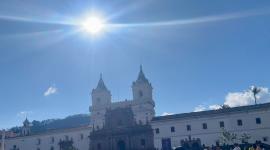 Procesión de Jesús del Gran Poder, en la iglesia de San Francisco.