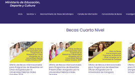 Becas Cuarto Nivel ofertas academicas