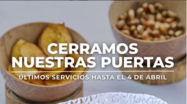 Cerramos definitivamente las puertas de nuestro restaurante.