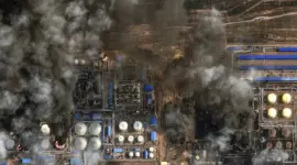 El puerto de Ust-Luga bajo ataque