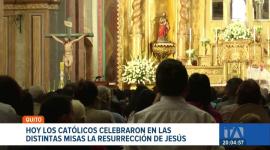 Cientos de fieles madrugaron a las misas del Domingo de Resurrección en las iglesias del Centro. En los mercados y plazas el plato más solicitado fue la fanesca. Un reportaje de Brigette Mancheno