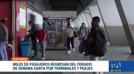 La Fundación Terminal Terrestre confirmó la cifra de viajeros que utilizaron las tres estaciones de la ciudad. El flujo de retorno es intenso en peajes y terminales. Un reportaje de Jazmín Solís