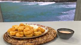 Este lunes 6 de abril del 2026 preparamos camarones apanados, junto al chef Felipe Campana.