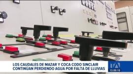 La falta de lluvias mantiene operativa a la central Mazar en apenas un 24% de su capacidad, mientras que Coca Codo Sinclair registra un 53% de generación tras el feriado.