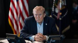 El presidente Donald J. Trump, rueda de prensa 6 de abril del 2026.