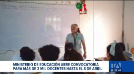 El proceso se realiza a través del portal Educa Empleo y los aspirantes tienen plazo hasta el 8 de abril para aplicar a las unidades educativas. Un reportaje de María Gracia Chacón