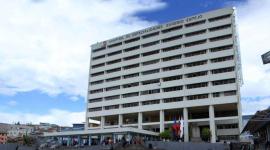 Portesta de trabajadores de limpieza del Hospital Eugenio Espejo