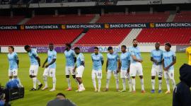 Quito 21 de febrero del 2026. Universidad Católica recibe a Emelec por la primera fecha del campeonato nacional de fútbol Liga Ecuabet en el estadio Rodrigo Paz Delgado.API / DANIEL MOLINEROS