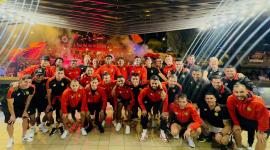 El plantel del Deportivo Cuenca en la concentración.