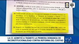 Corte Constitucional admite la demanda de inconstitucionalidad presentada por el concejal de Quito, Andrés Campaña, contra la reforma del Cootad. Un reportaje de Brigette Mancheno