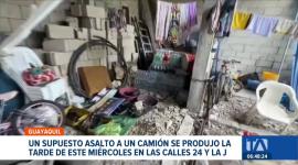 Siete personas fueron detenidas luego de fingir el asalto a un camión. La Policía recuperó toda la mercadería oculta en un taller  de la zona. Un reportaje de Jazmín Solís