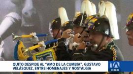 Quito despiió con honores a Gustavo Velásquez, el "Amo de la Cumbia". El artista ecuatoriano fue recordado en una emotiva ceremonia. Un reportaje de Ismenia Solorzano