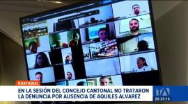 La sesión 156 transcurrió sin tratar el documento ingresado el miércoles; por su parte, concejales de la Revolución Ciudadana cuestionaron la procedencia de la denuncia presentada por un abogado particular.