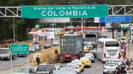 En la frontera de Ecuador y Colombia se registraron bloqueos por varios días en rechazo a la guerra arancelaria.