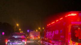 El siniestro causó congestión vehicular en la vía a la Costa la mañana de este lunes 13 de abril del 2026.