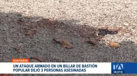 Un ataque armado en los exteriores de un billar recrudeció la violencia en el noroeste de Guayaquil. El fin de semana cerró con más de siete asesinatos. Un reportaje de Jazmín Solís