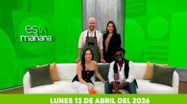 Mira el capítulo de esTAmañana del lunes 13 de abril del 2026. Un magazine diferente y entretenido, con contenido de calidad. De lunes a viernes, de 09:30 a 12:00.