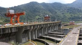 La obra se ubica a 7,5 km de la captación de la central Coca Codo