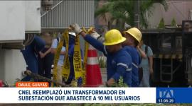 La intervención beneficia a 10 mil usuarios en el cantón Daule; la entidad estatal reemplazo el equipo y no requirió la suspensión del suministro eléctrico. Un reportaje de Astrid Singre