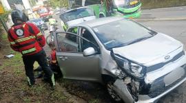 Siniestro de tránsito en la av. Oswaldo Guayasamín