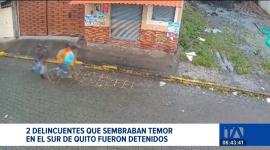 Tras una serie de robos con violencia en Guamaní, la Policía logró interceptar y detener a dos integrantes de una banda delictiva. Un reportaje de Juan Miguel Rodríguez