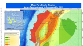 Mapa sísmico de Ecuador