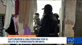 Intervenciones simultáneas en Santo Domingo y Tungurahua permitieron la captura de un sospechoso; la Policía decomisó evidencias clave que vinculan al detenido con redes de explotación ilícita.