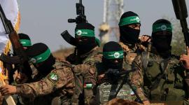 Hamás, durante la liberación de un grupo de rehenes israelíes, el pasado 8 de febrero.