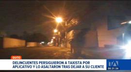 Tras finalizar una carrera en el norte de Quito, un conductor fue emboscado por delincuentes. El trabajador tuvo que abandonar su vehículo. Un reportaje de Gustavo Jaramillo