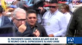 Noboa reafirmó que sus decisiones no responden a influencias externas y aseguró mantener un equilibrio político con diversos sectores del país vecino. Un reportaje de Astrid Singre