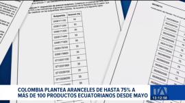 Colombia propone medidas arancelarias para más de 100 productos ecuatorianos, de concretarse la normativa entraría en vigencia el 1 de mayo. Un reportaje de Brigette Mancheno
