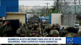 La Comisión de Seguridad de la Asamblea pule el proyecto que permitirá el apoyo complementario de militares a la Policía. Un reportaje de Karen Haro