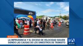 Guayaquil reportó varios accidentes de tránsito. Estos siniestros dejaron heridos, fallecidos y cuantiosos daños materiales. Un reportaje de Camila Guevara