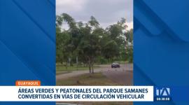 Los visitantes del Parque Samanes de Guayaquil lamentan el deterioro de sus instalaciones, la falta de servicios básicos y mantenimiento. Un reportaje de Jazmín Solís
