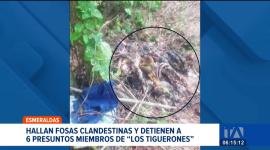 En Esmeraldas se localizó dos fosas clandestinas con cuerpos en estado de descomposición. además, se logró la captura de seis miembros de los tiguerones. Un reportaje de Sofía Weir
